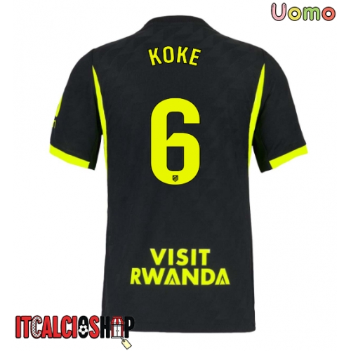 Atletico Madrid Koke #6 Seconda Maglia 2026-27 Manica Corta